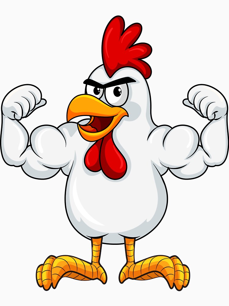 Muscle Protein Chicken Gym Graphic by socialarmour