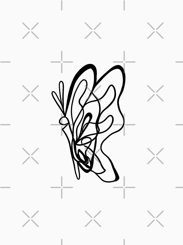 Butterfly doodle by KatyaDesigns