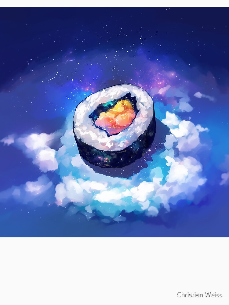Cosmic Galaxy Sushi Roll by Christian Weiss