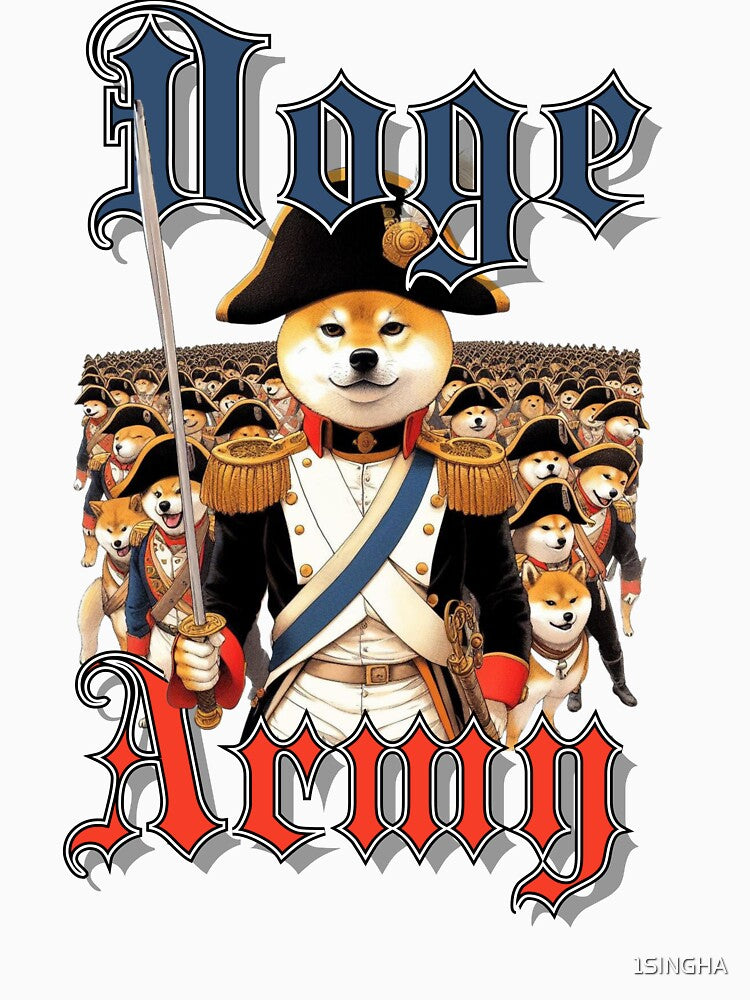 Doge Army,Doge coin meme,shiba inu,Doge Army with troops by 1SINGHA