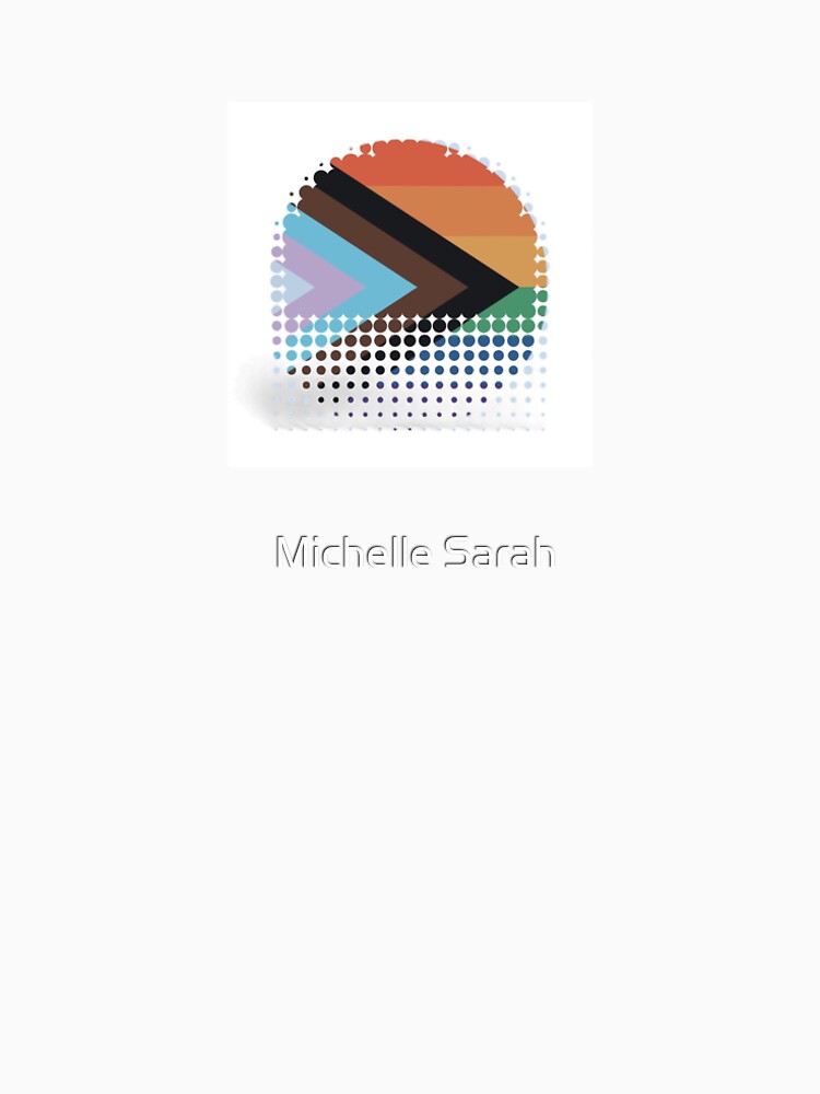 Minimalist LGBTQIA+ Flag | Modern Pride Design | Subtle Inclusive Art by Michelle Sarah