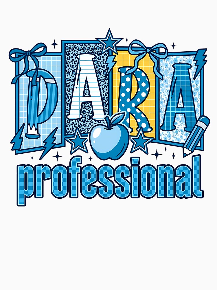 Paraprofessional Back To School First Day Teacher by KroghDs