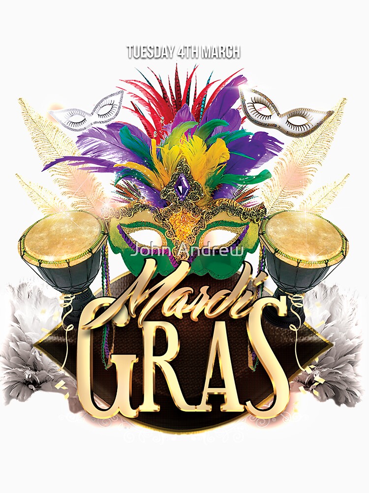 Mardi Gras Mask by John Andrew