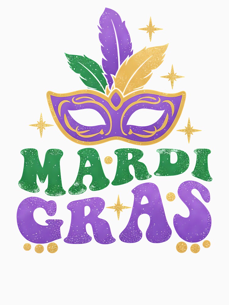 Mardi Gras Mask Graphic Carnival Celebration Design by LiviuGligoros