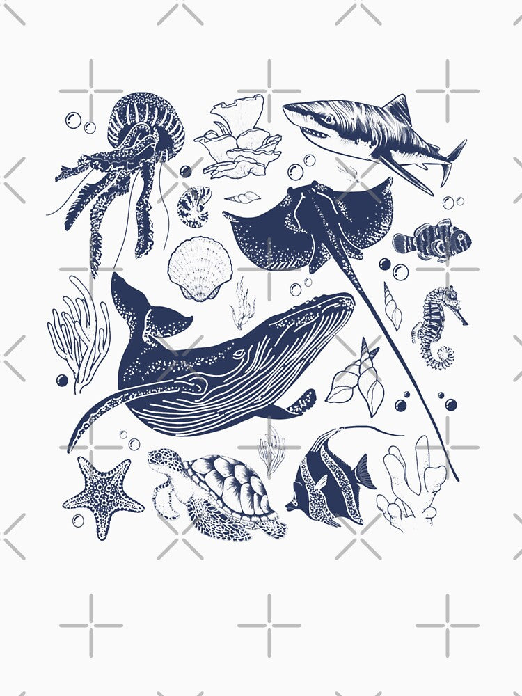 Ocean Marine Life Illustration by JoelFox165