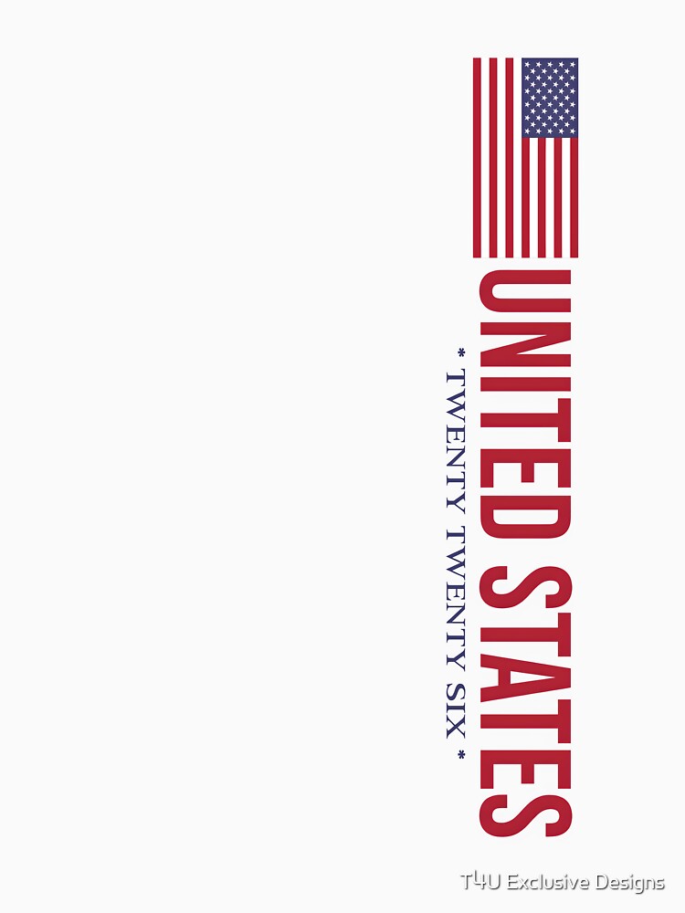 United States Twenty Twenty Six 2026 | World Football Fan Design by T4U Exclusive Designs