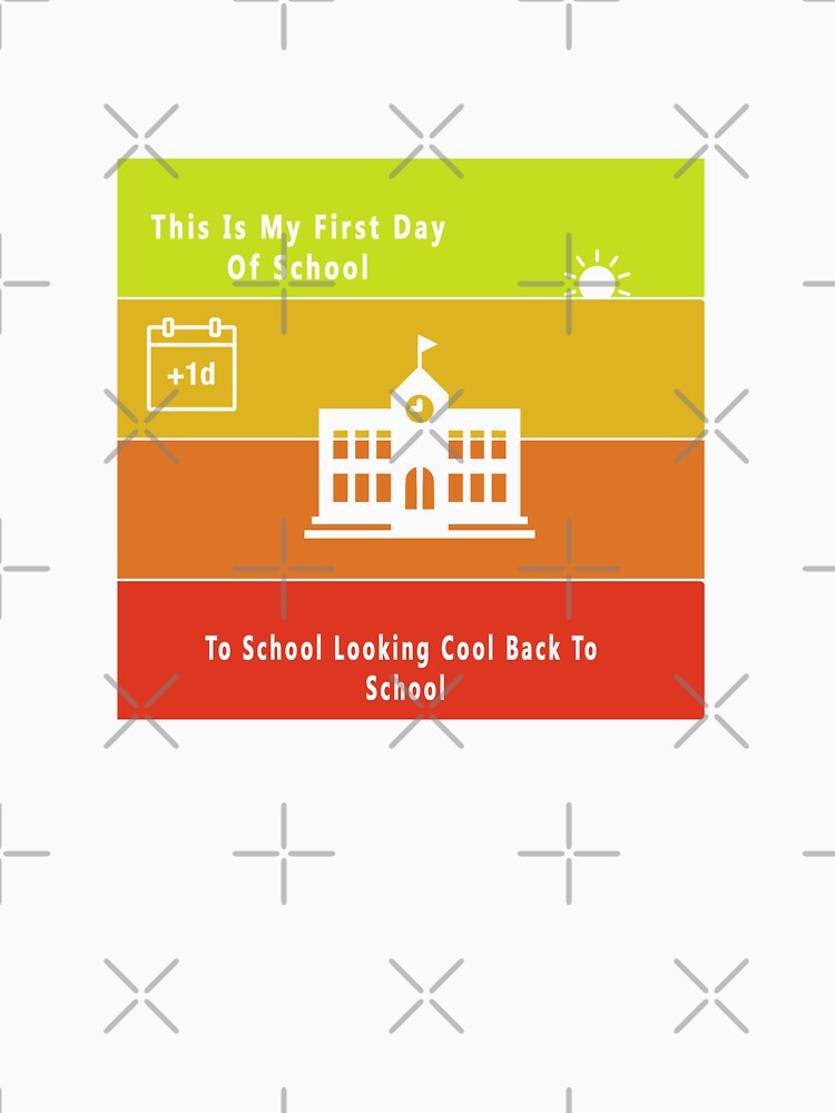 This is my first day of school to school looking cool back to school by Designer330