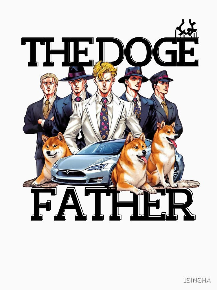 The doge father,Doge coin meme,shiba inu,manga meme by 1SINGHA