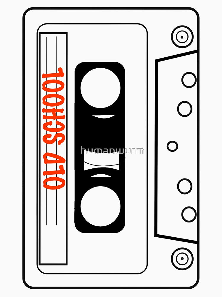 Retro Oldschool Cassette Tape Tees by humanwurm