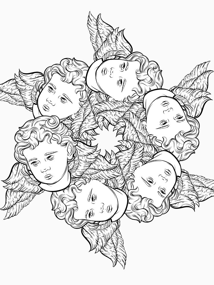 Circle Of Angles | Perfect For Your Goth, Wiccan, Alternative Friends by LemonDemonzzz