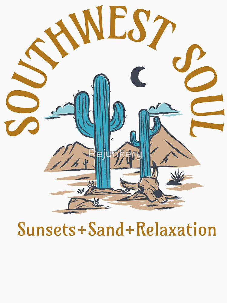 Southwest Soul Desert Cactus by Rejunkery