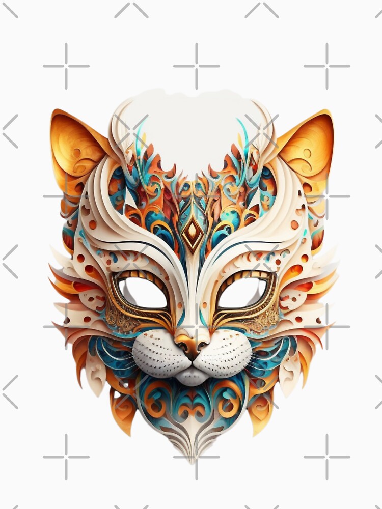 Cat carnival mask by GorinART