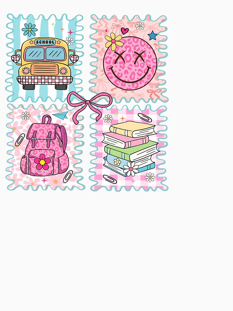 Back To School Girls First Day Of School Teacher by KroghDs