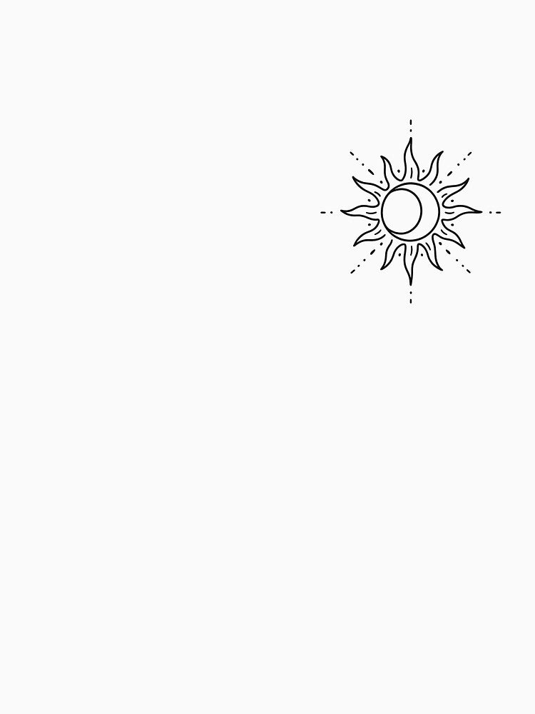 Minimalist Celestial Sun and Moon Design by Vitanity