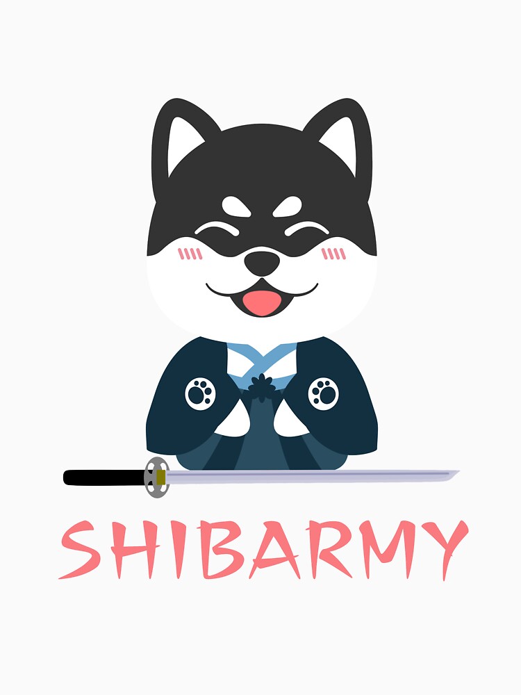 SHIB ARMY Crypto Smurai Shiba Inu Coin Mining Cryptocurrency  Lover Gift by DKA-2ndBoy