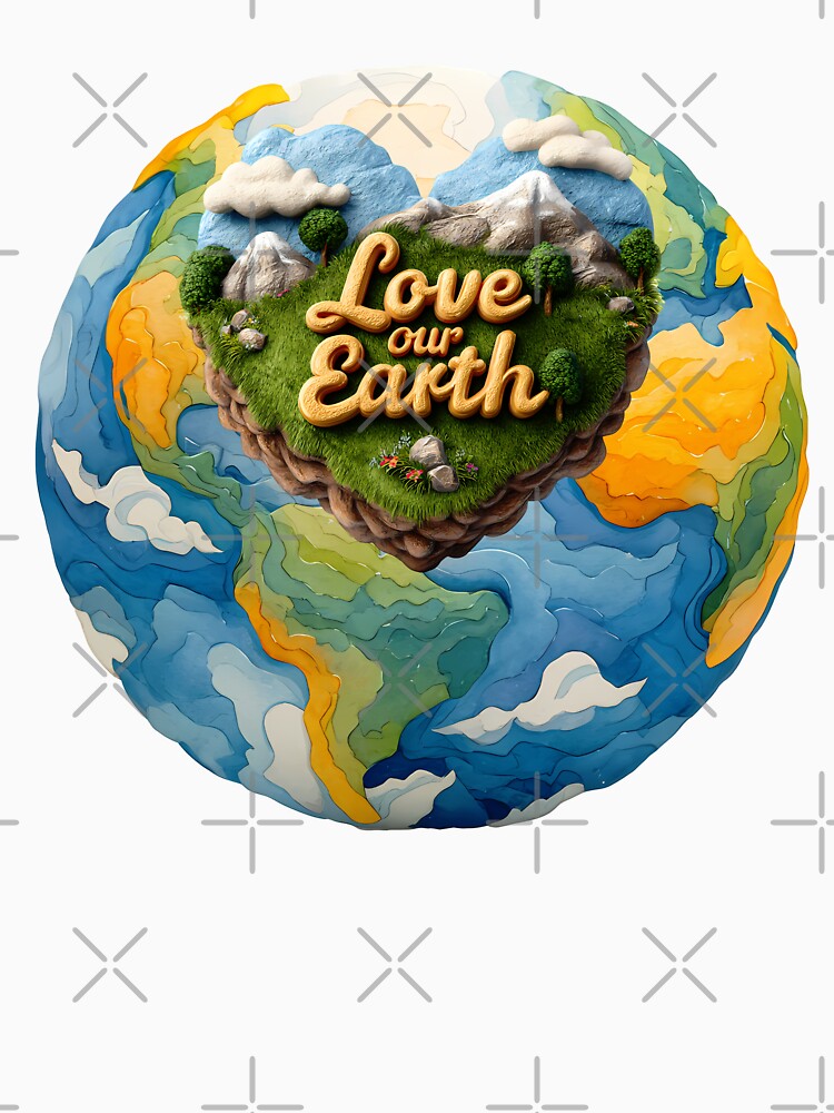 Love Our Earth – Eco Friendly Nature Design by DesignArtist.ia