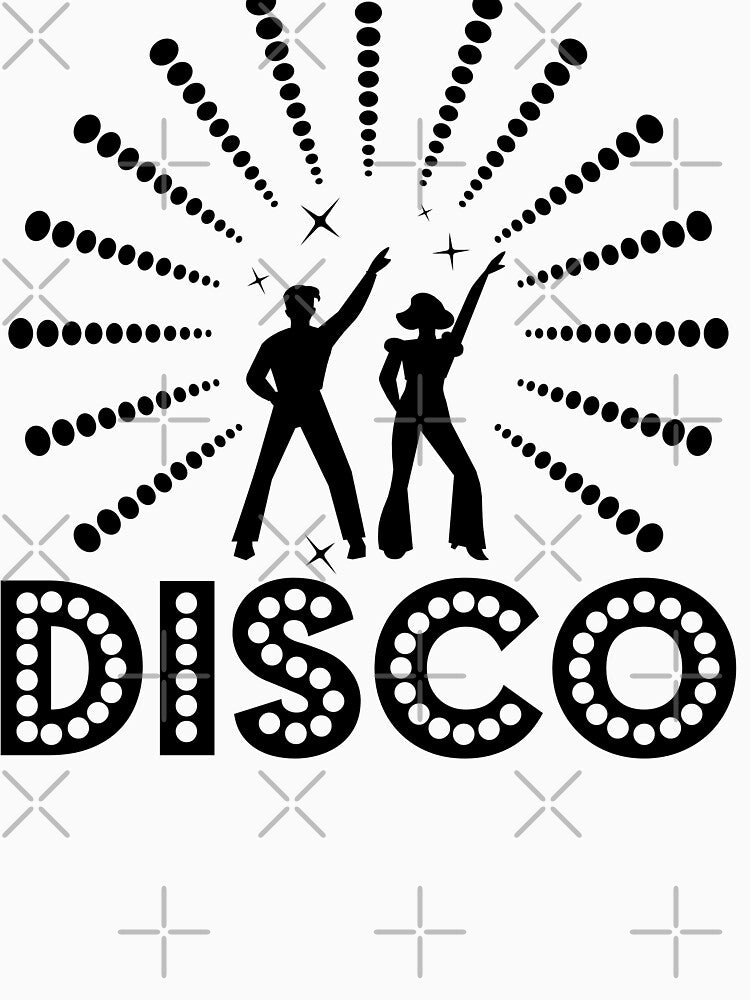 Black And White Disco Club - 70s 80s Disco Dance by SunnyBrand