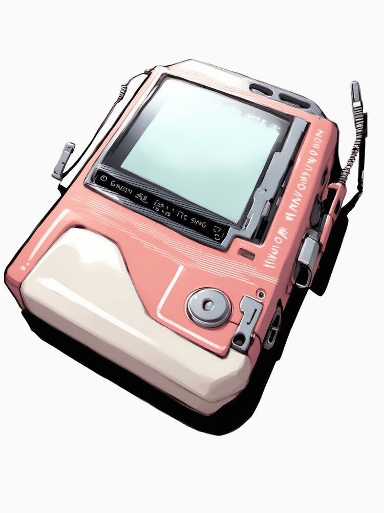 Pink Walkman by Carameltornado