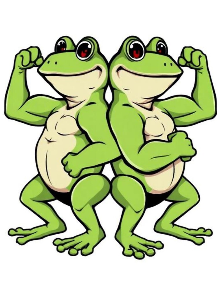 Gym Frog Bros – Funny Frog Workout Shirt by EshaFashions