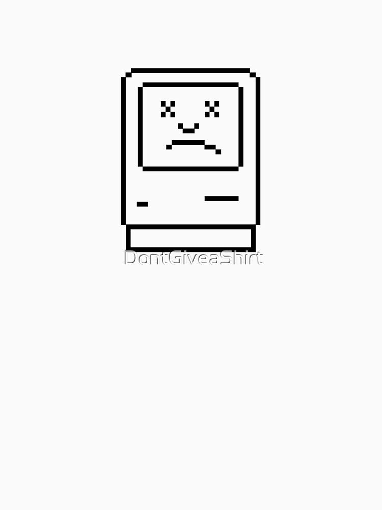 Vintage Classic Sad Mac Startup Screen by DontGiveaShirt