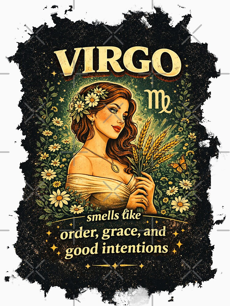 Virgo Zodiac Maiden Symbol Design by AlvelinaCP