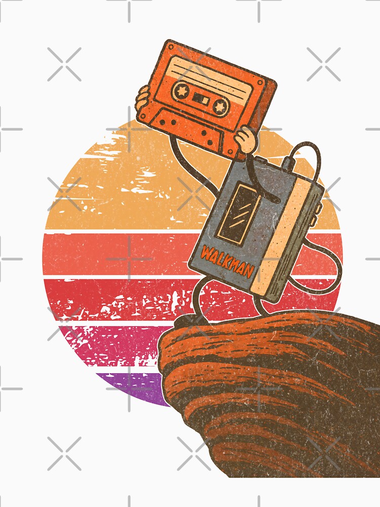 Retro Walkman on Rock — Lion King Parody Cassette by Nacho Average Designs