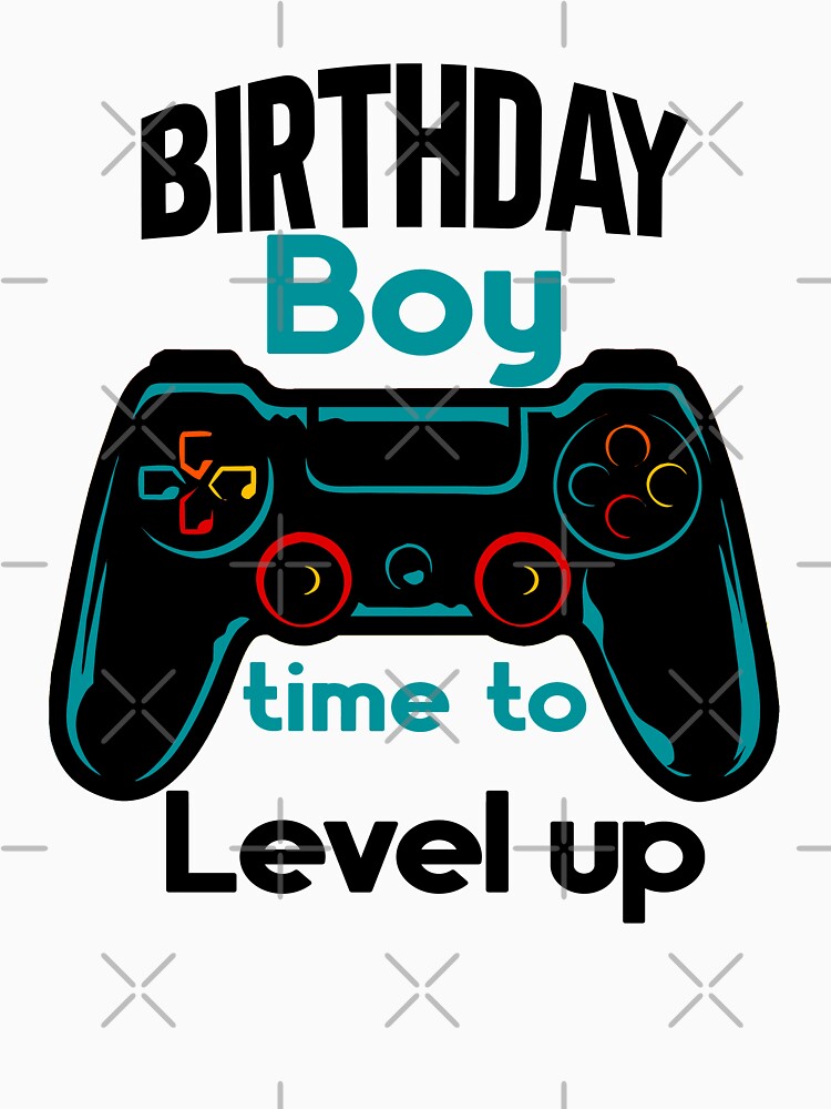 Birthday Boy Time to Level Up Video Game Birthday by KO-Design