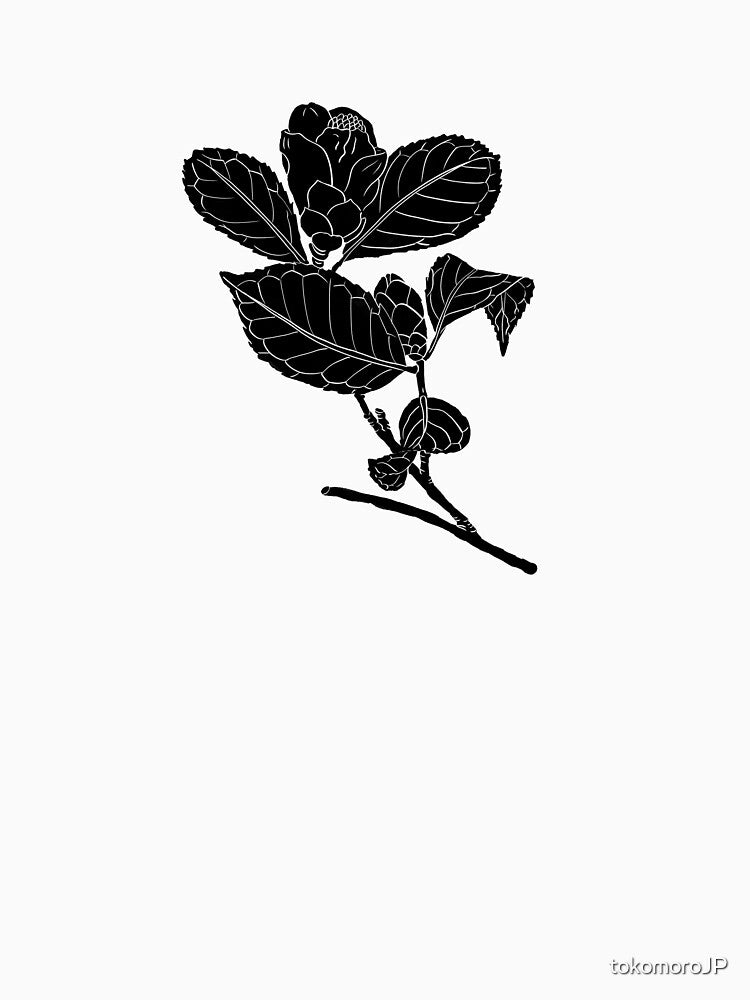 Camellia – Japanese Minimalist Floral Linework | Plant Atlas by tokomoroJP