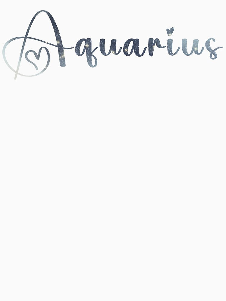 Aquarius Zodiac Sign - Sky Lettering by CelestialCanvas