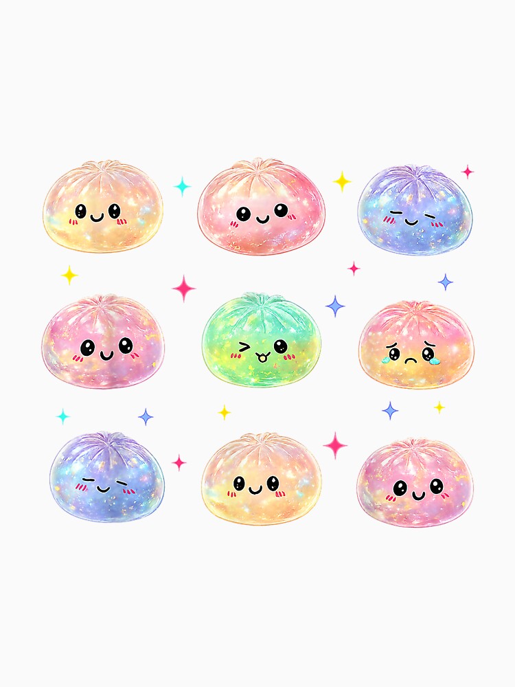 Kawaii Dumpling Cute Pastel Anime Dumpling Lovers Kids Girls by mjohnson9
