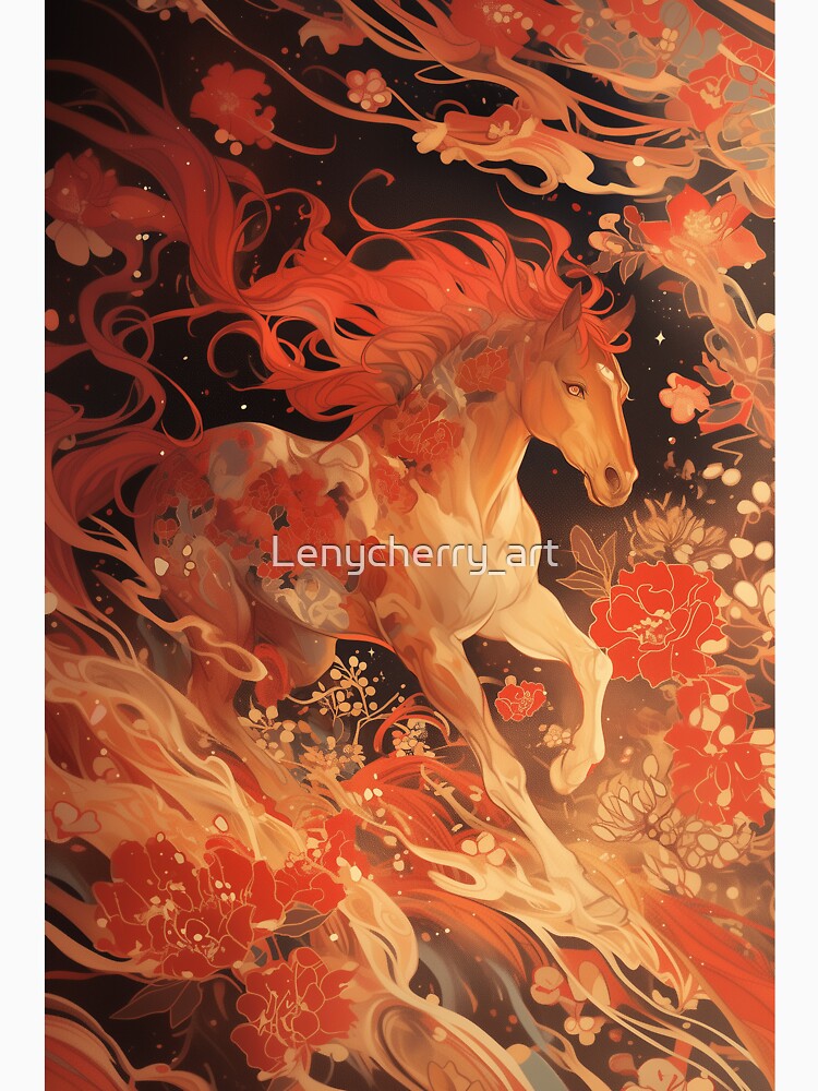Fire horse by Lenycherry_art