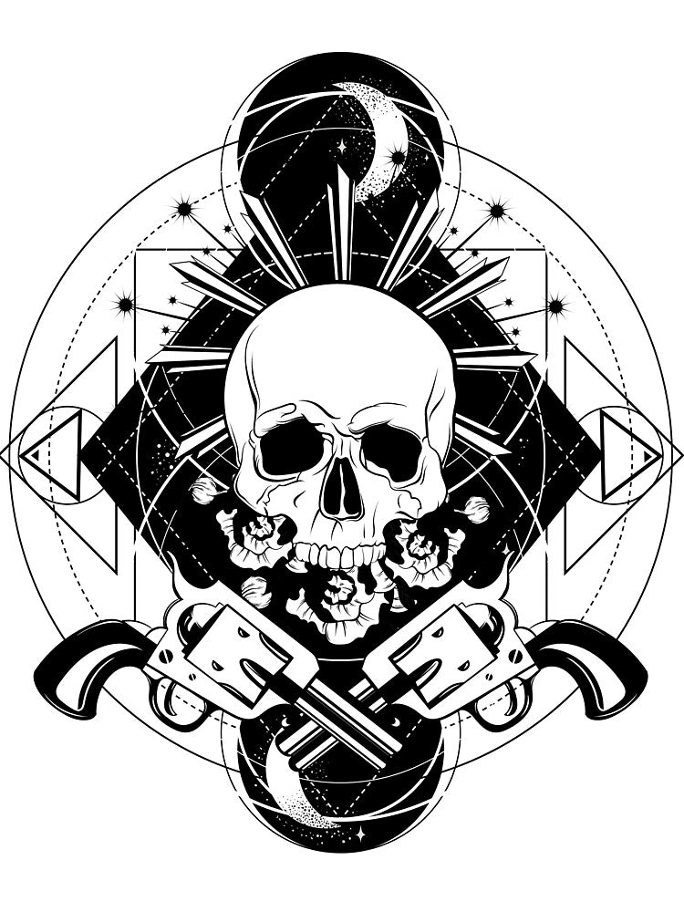 The Skull Of Death | Perfect For Your Goth, Wiccan, Alternative Friends by LemonDemonzzz