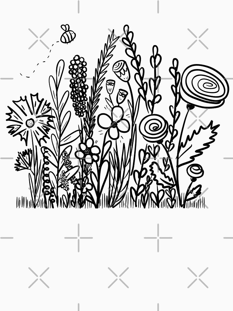 Dreamy Wildflower Garden by AlmostArcticDesigns