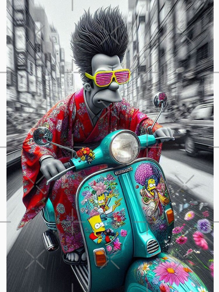 "Sushi Rollin’ Through the Streets – Kimono & Go!" by Print Fiction