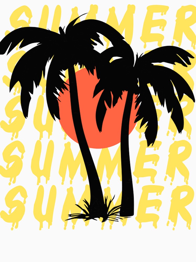 Summer Palm Trees T-Shirt by LumeSpire