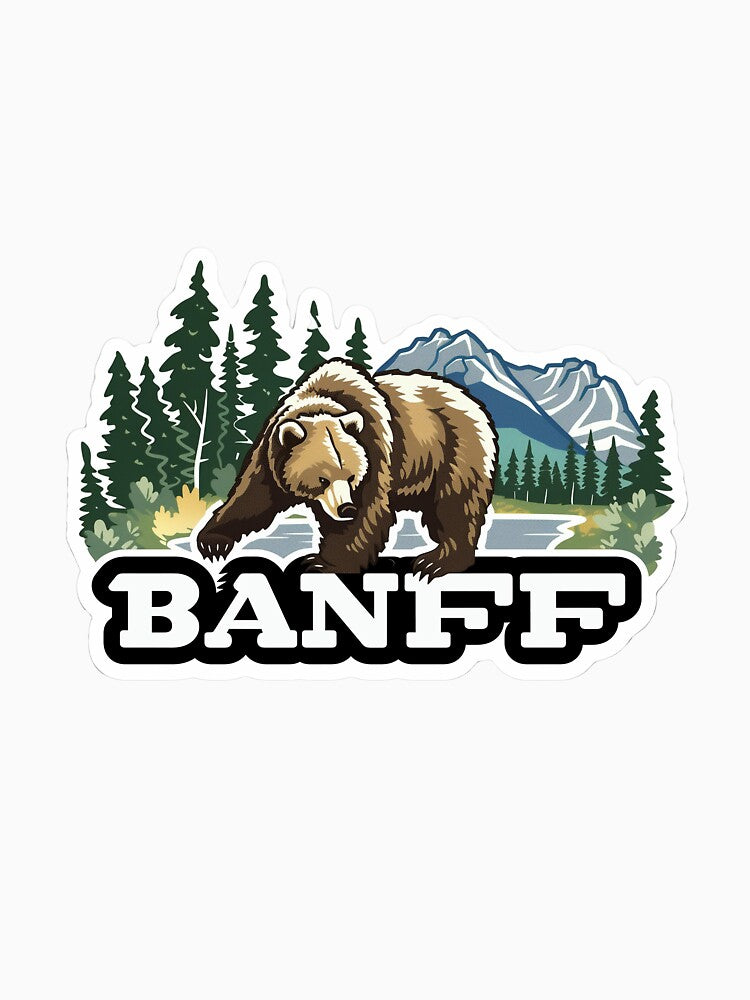 Scenic Bear Serenity: Banff National Park by LuluDragon