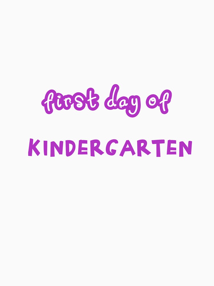 First Day of Kindergarten 2021 by alirayanshop