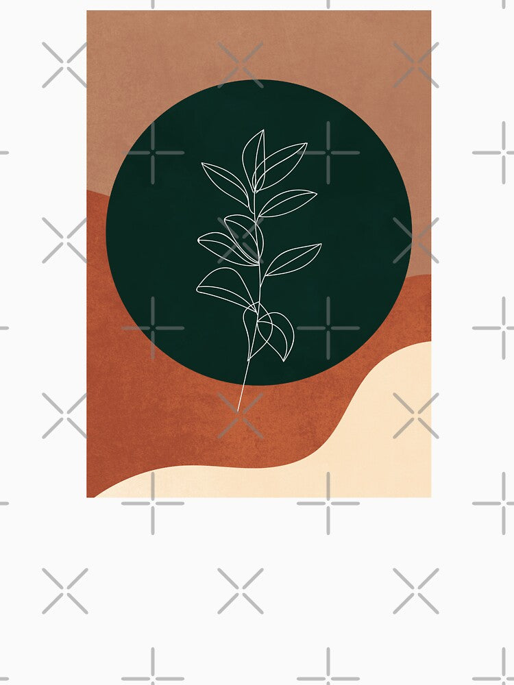 Botanical, Geometric, Minimalist, Abstract Art by technicolorable_art