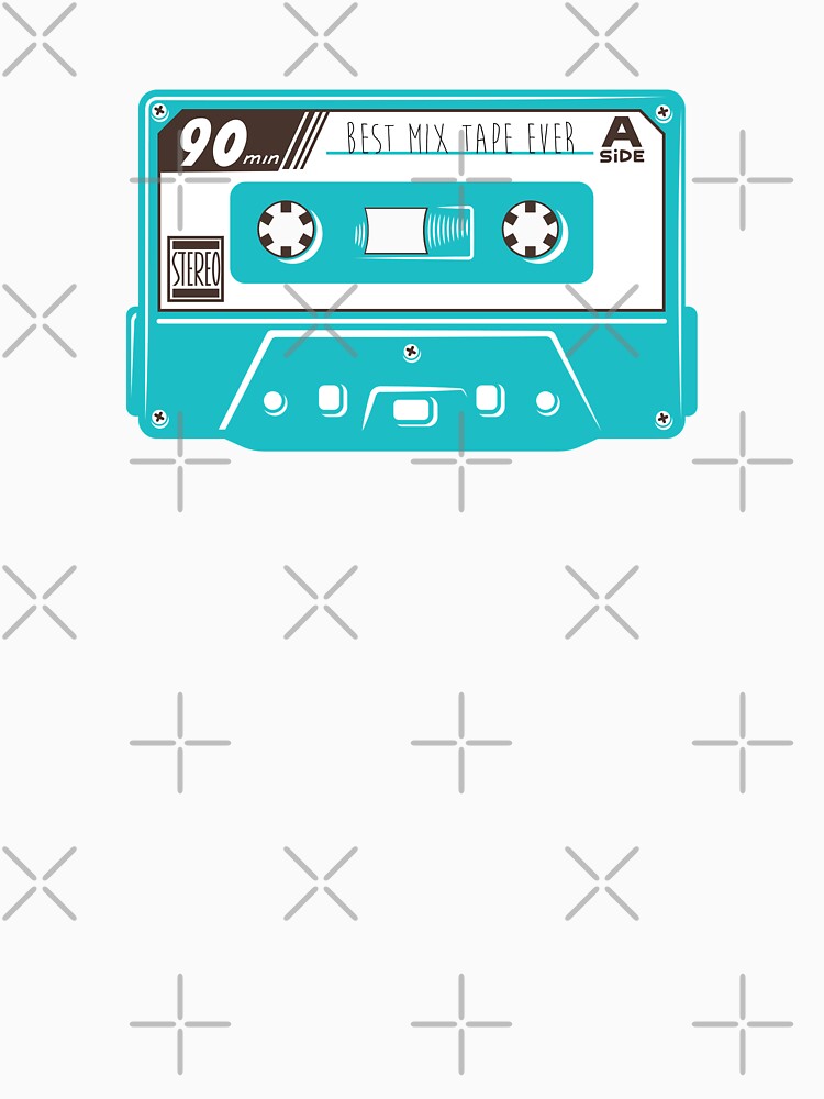 Best Mix Tape Ever, Cassette Tape, Retro by ScarletCrownArt
