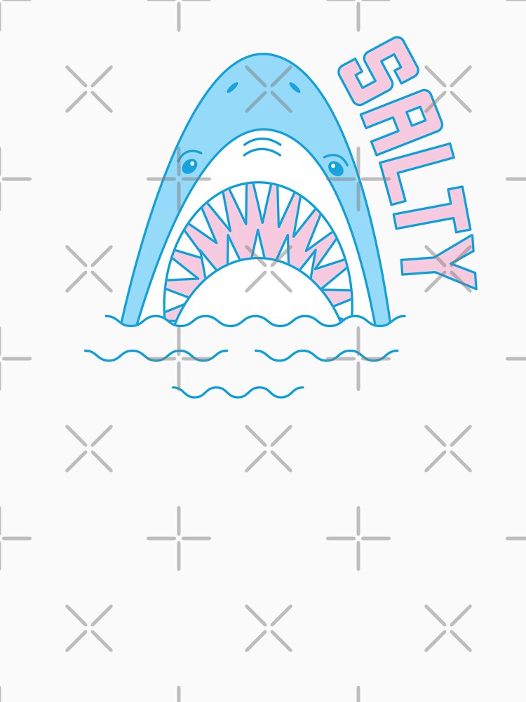Salty Great White Shark by Heather Clauson
