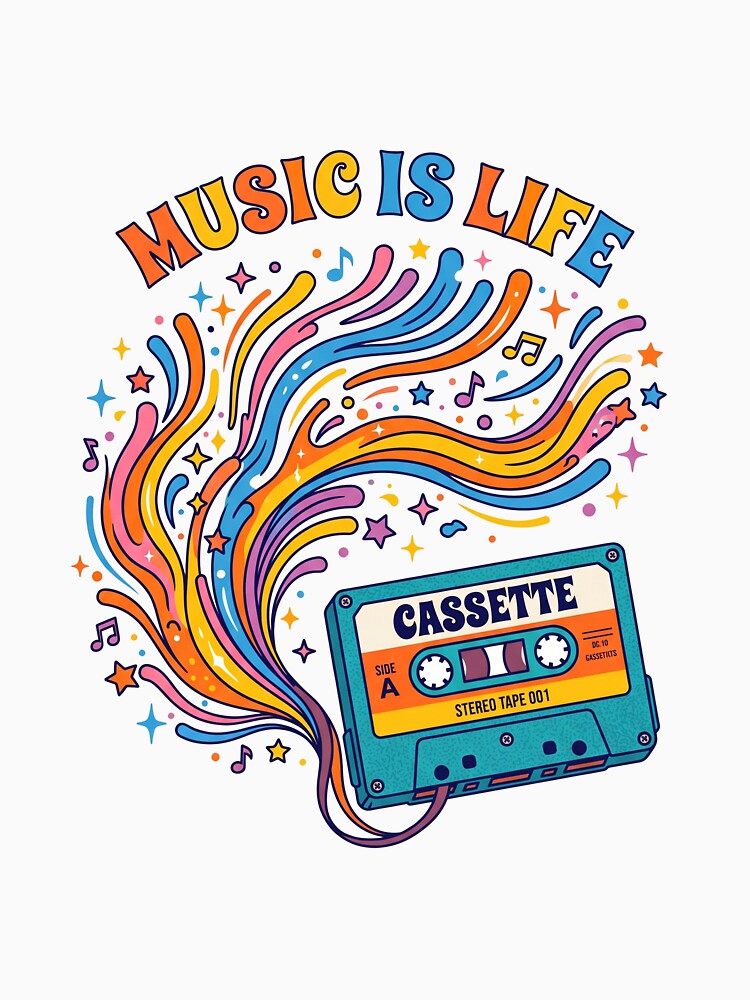 Retro cassette tape by misbahsiro