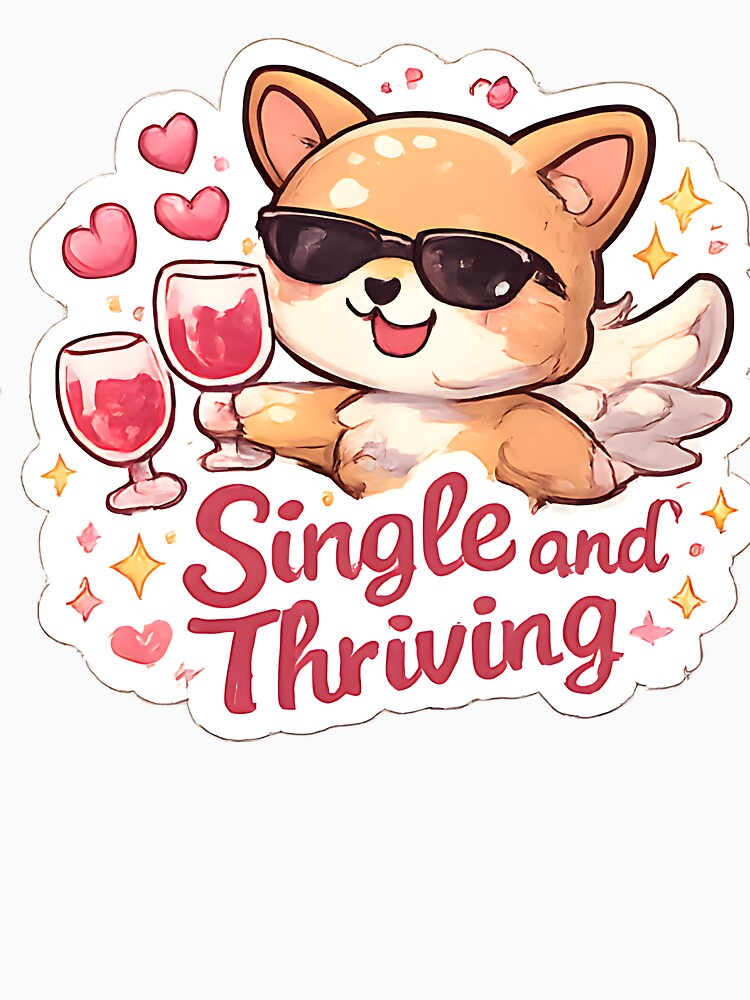 Single and Thriving Cute Fox by Inkoro
