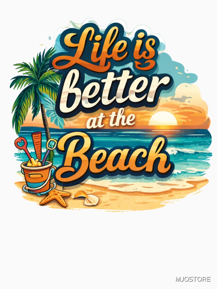 Day At The Beach: Beach Vibes by MJOSTORE
