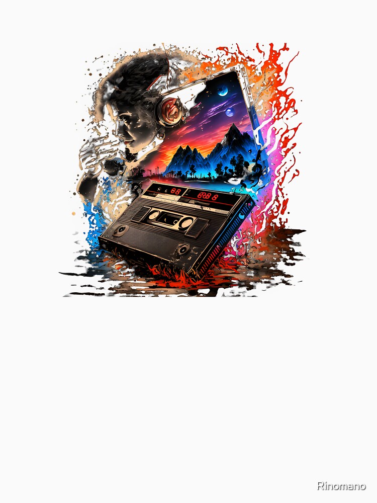 80s Cassette Tape T-Shirt by Rinomano