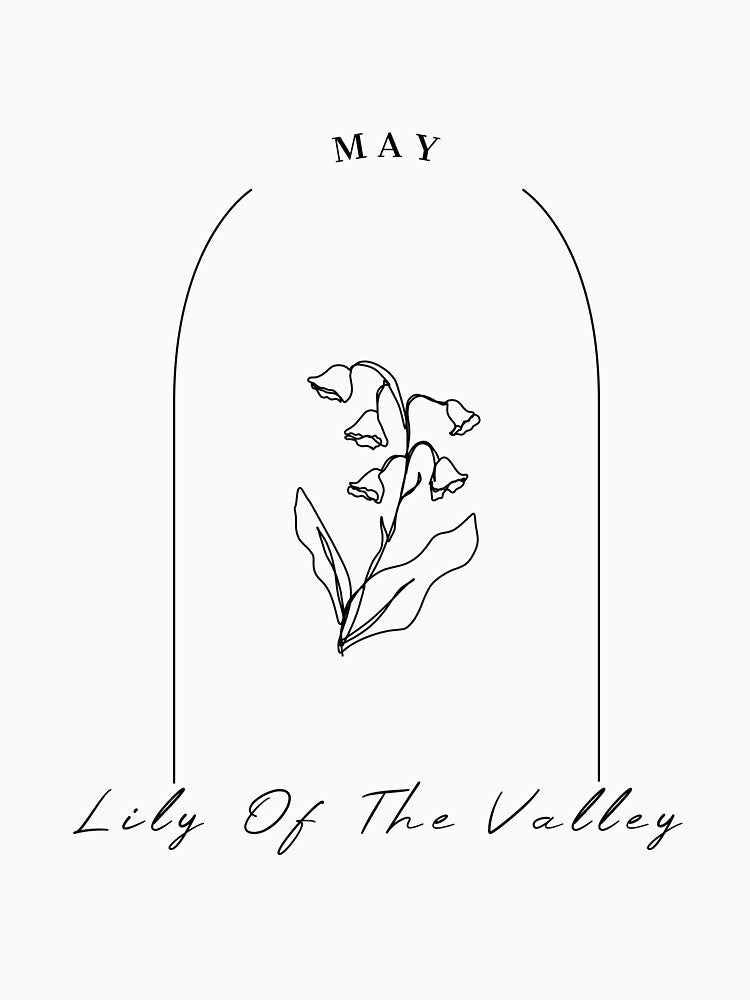 Lily of The Valley - May Birth Flower by MinmalistValley