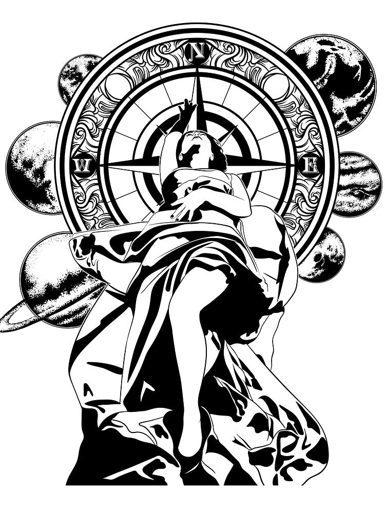 Exist Outside Time And Space | Perfect For Your Goth, Wiccan, Alternative Friends by LemonDemonzzz