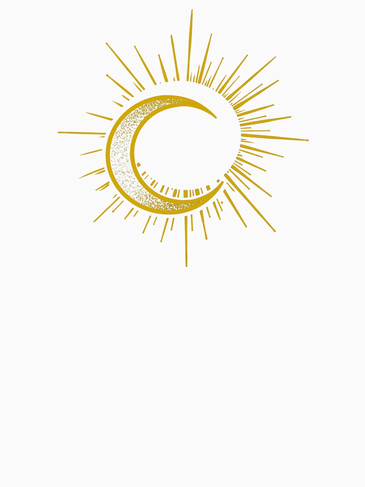 Gold Moon Sun by CuteTattoo