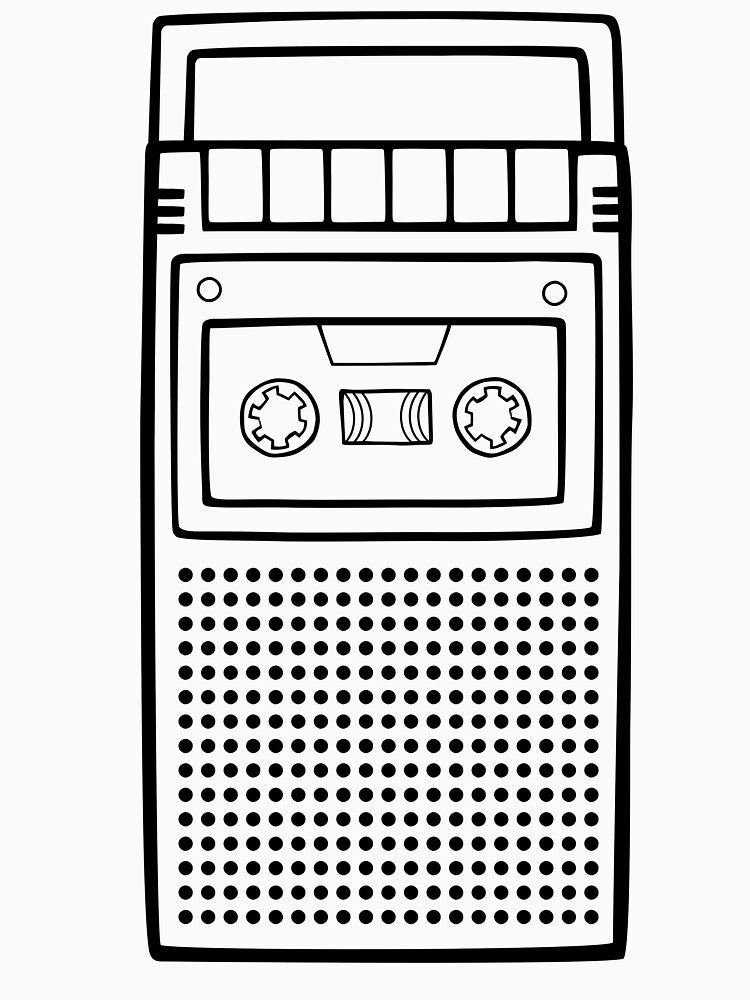 Retro Mono Portable Cassette Tape Player Recorder by tapeisdamessage