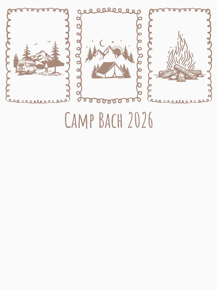 Camp Bach Crew 2026 Bachelorette Party Shirt Girls Trip Bach Weekend Matching Bridal Squad Tee by LessIsLoud