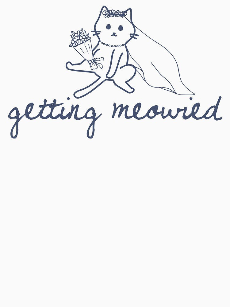 Cat Theme Bachelorette Shirts Bride To Be Getting Meowied Cat Lover Bridal Party Tee Cat Lovers Wedding Bachelorette Pajamas Top Bach Club Shirts by LessIsLoud